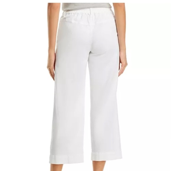Bella Dahl Claire Cropped Pants in White Size Small - Picture 2 of 7